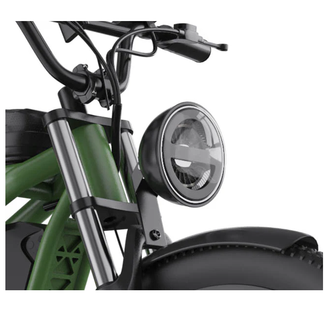 Electric Bike Freego F4 Green Headlight