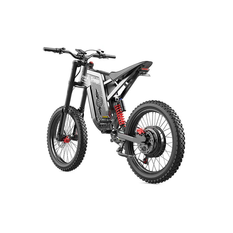 Electric Bike Freego X2 Black Left Rear