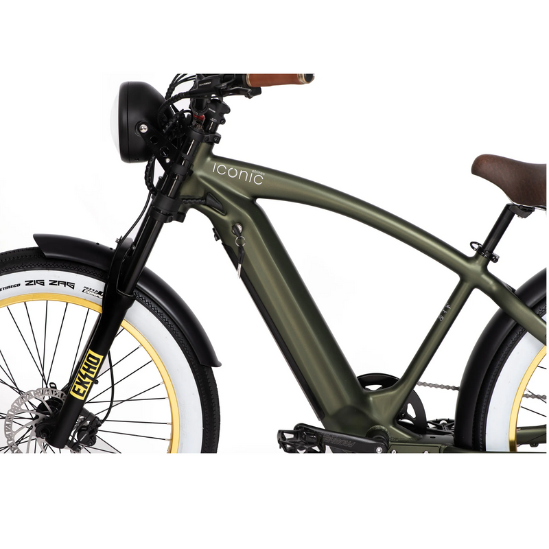 Electric Bike Iconic Cruiser Green Key