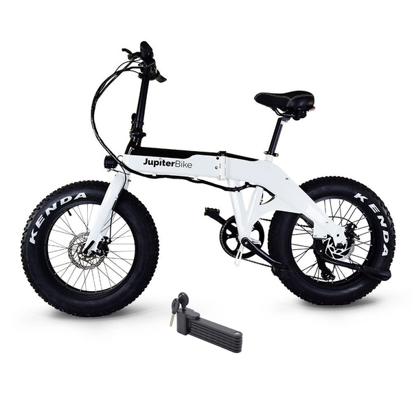 JupiterBike 750W Defiant Folding Fat Tire Electric Bike