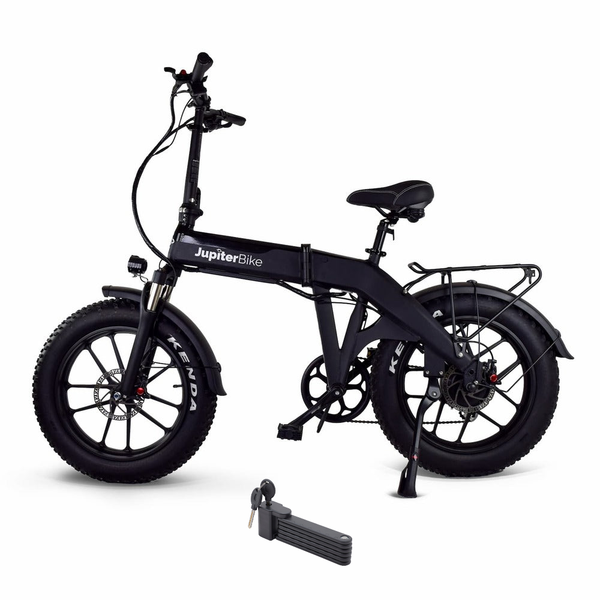 JupiterBike 750W Defiant Pro All-Terrain Folding Fat Tire Electric Bike