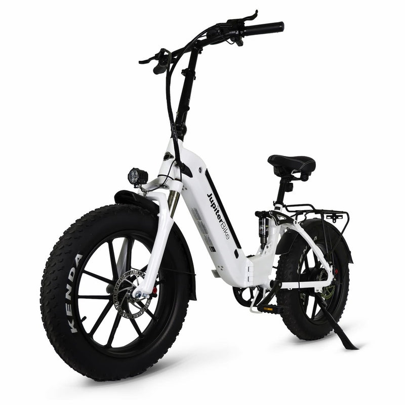 Electric Bike JupiterBike Defiant ST White Left Front