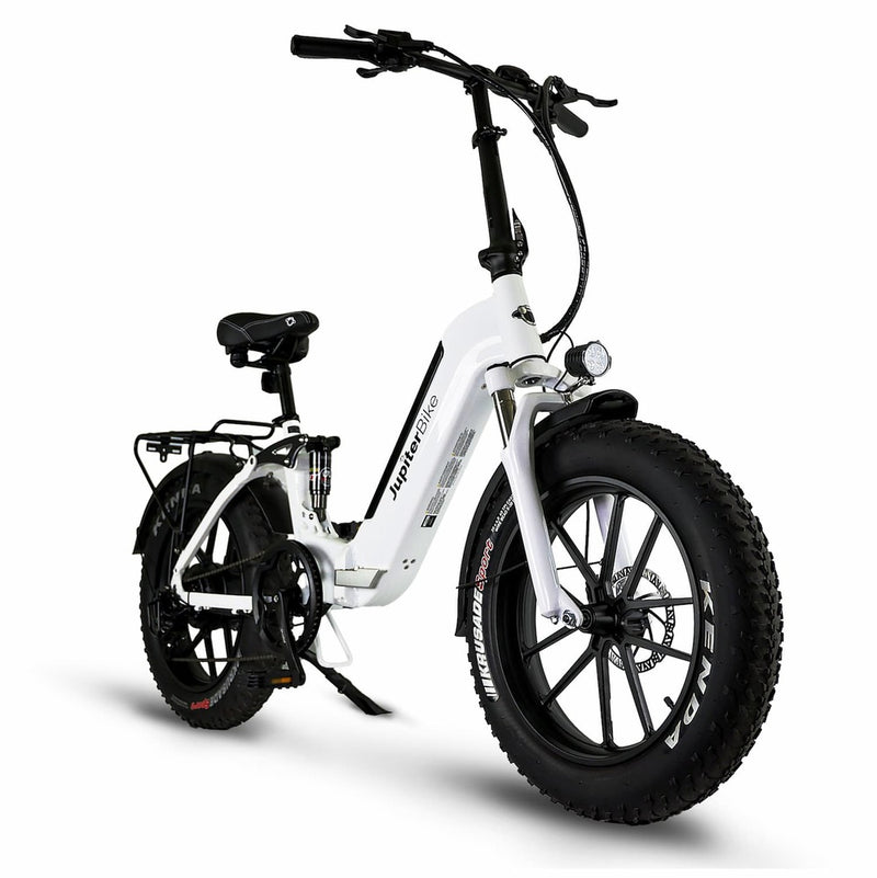 Electric Bike JupiterBike Defiant ST White Right Front 