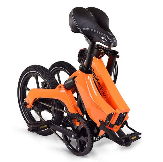 Electric Bike JupiterBike Dscovery X5 Orange Folded