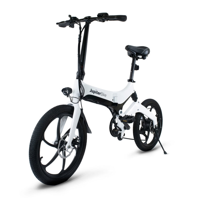 Electric Bike JupiterBike Dscovery X7 White Left Front