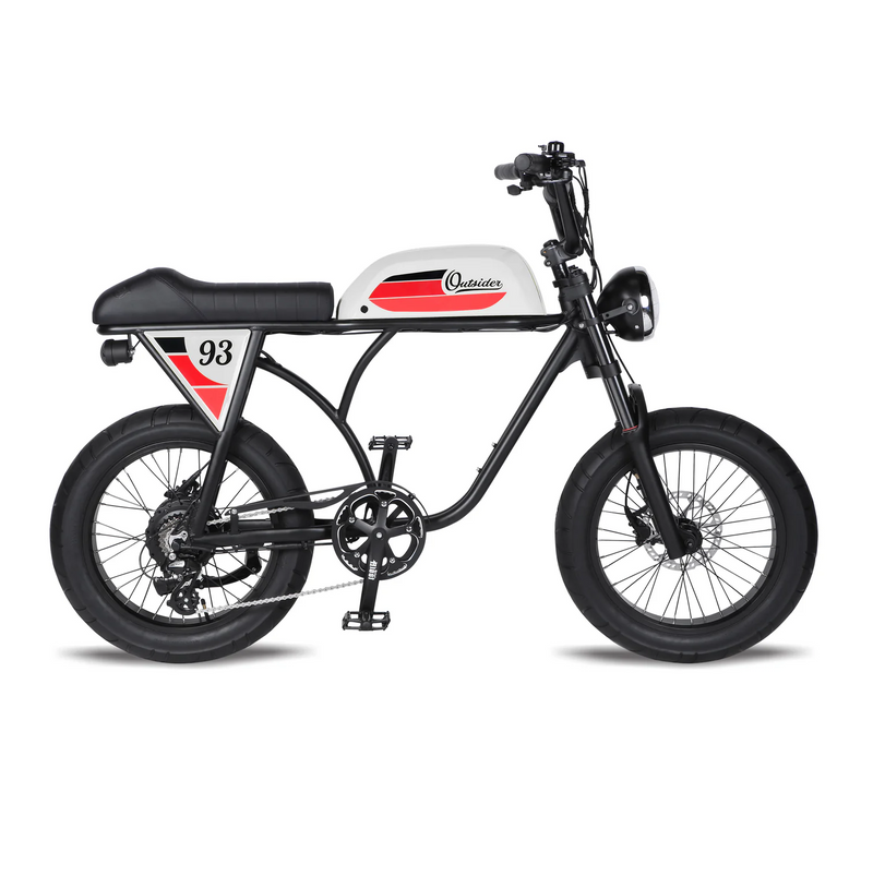 Electric Bike Michael Blast Outsider 4.0 White1 Right