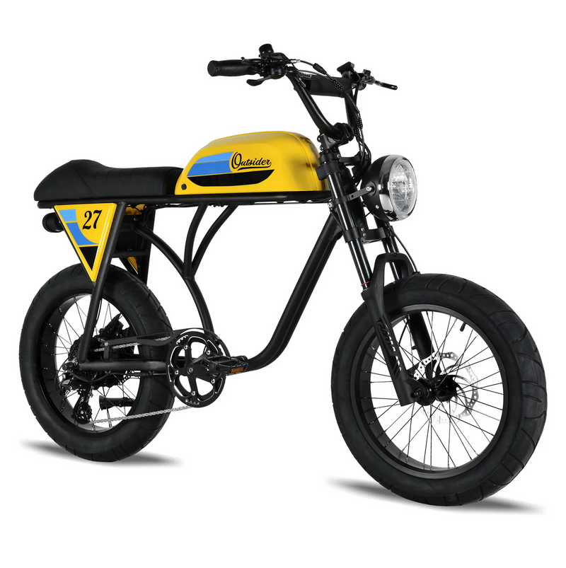 Electric Bike Michael Blast Outsider 4.0 Yellow2 Right Front