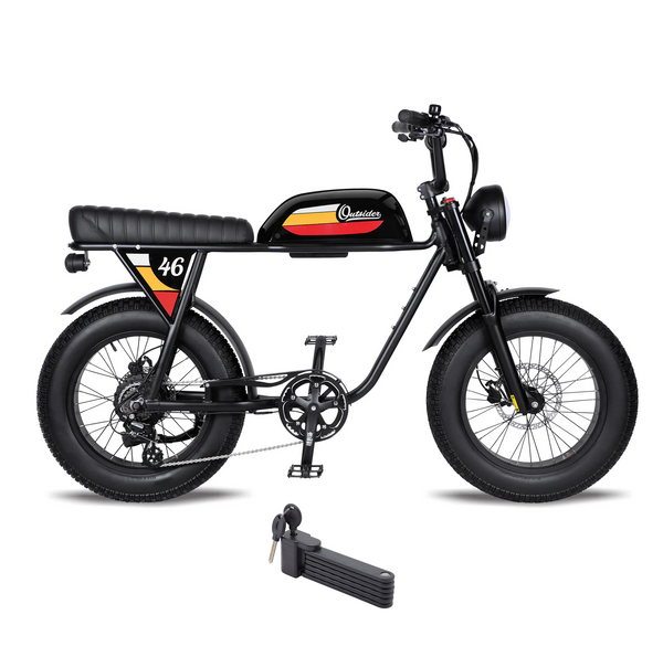 Electric Bike Michael Blast Outsider 5.0 Black Right