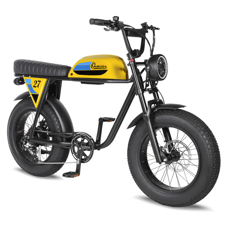 Electric Bike Michael Blast Outsider 5.0 Yellow 2 Right Front