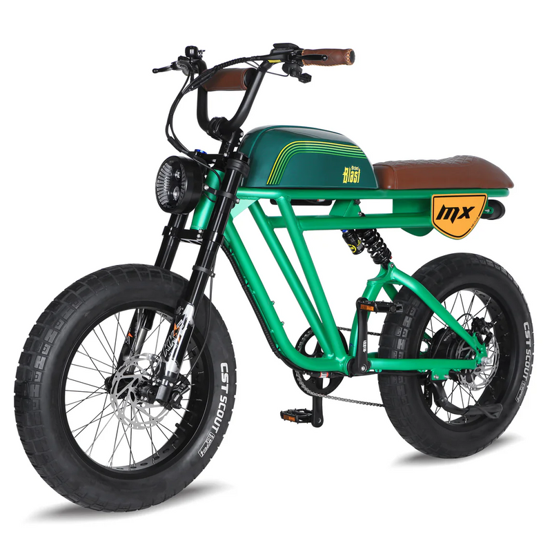 Electric Bike Michael Blast Outsider MX All Green Right Front