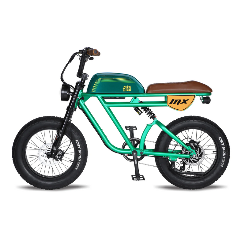 Electric Bike Michael Blast Outsider MX All Green Left