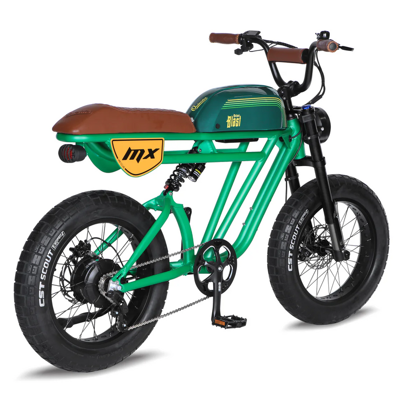 Electric Bike Michael Blast Outsider MX All Green Right Rear