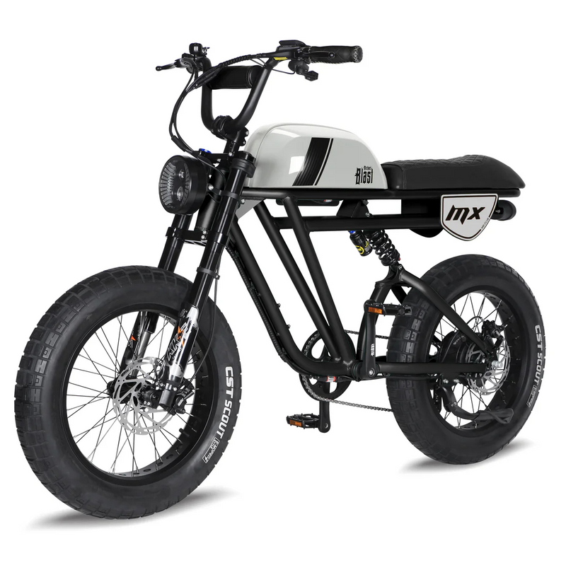 Electric Bike Michael Blast Outsider MX Grey Left Front