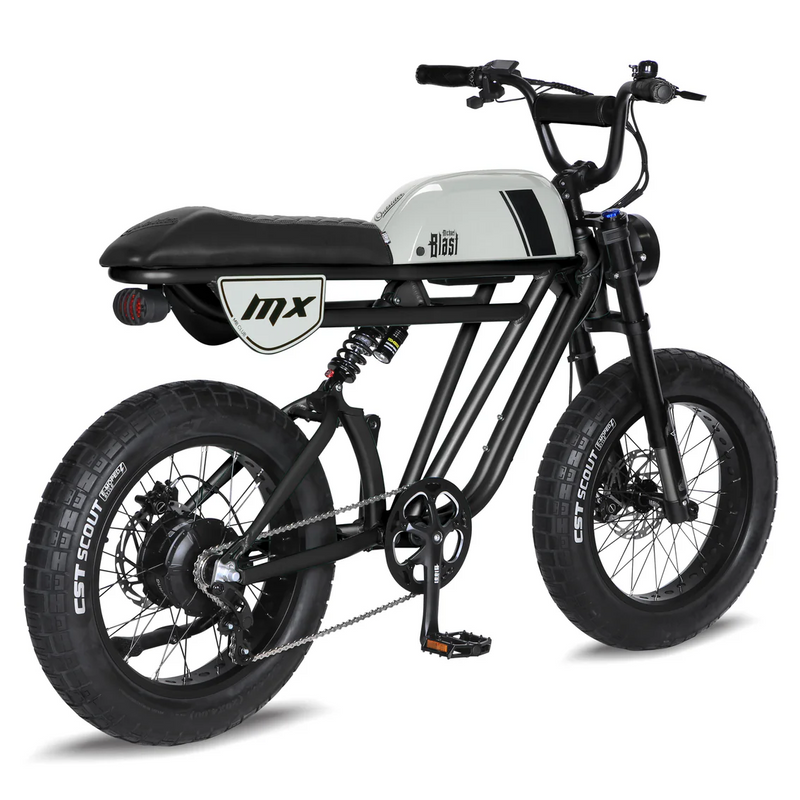 Electric Bike Michael Blast Outsider MX Grey Right Rear