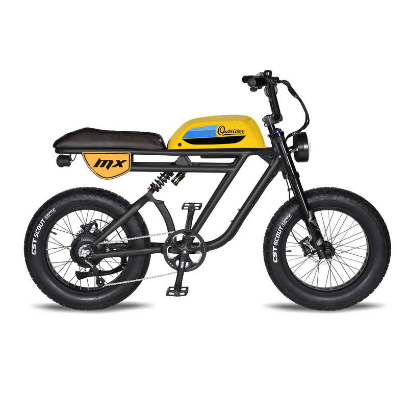 Electric Bike Michael Blast Outsider MX Yellow 1 Right