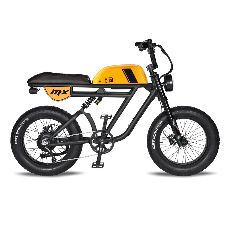 Electric Bike Michael Blast Outsider MX Yellow 2 Right