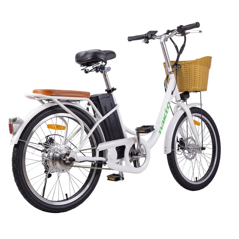 Electric Bike Nakto Elegance 2 White Right Rear