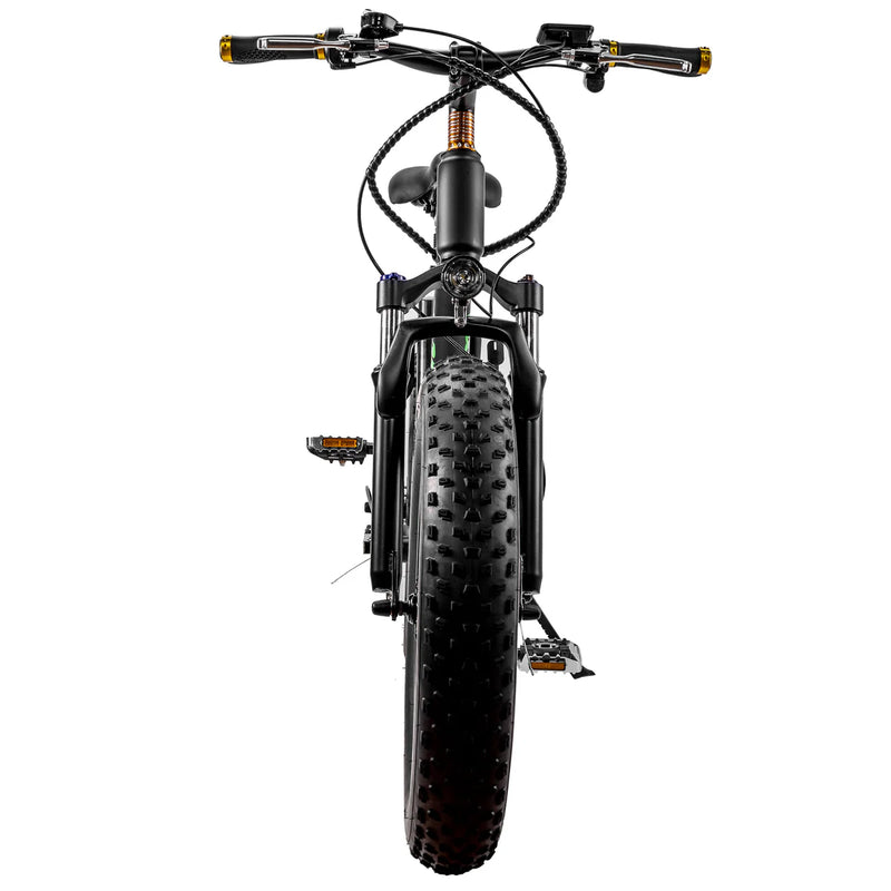 Electric Bike Nakto Mini Cruiser 2 Black Front