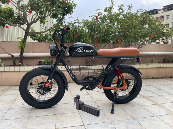 Electric Bike Olic Mac-77 Black Left