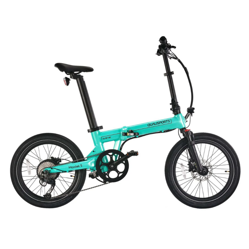 Electric Bike Qualisports Model 5 Mint Green Right