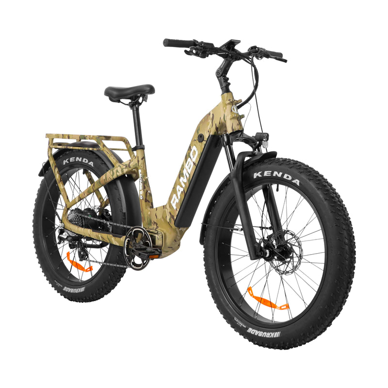 Electric Bike Rambo Savage 2.0 Camo Right Angle