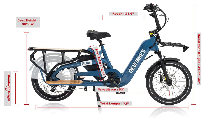 Electric Bike Revi Flux Dimensions