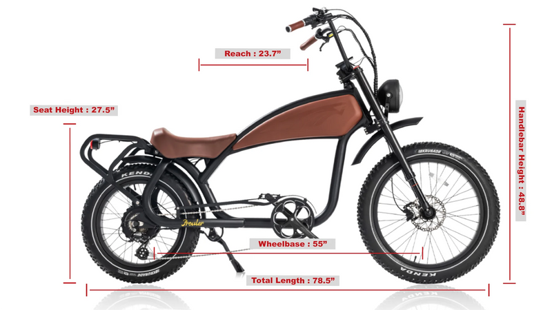 Electric Bike Revi Prowler Dimensions