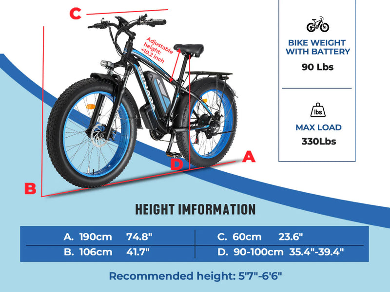 Electric Bike Senada Archon Plus Heights