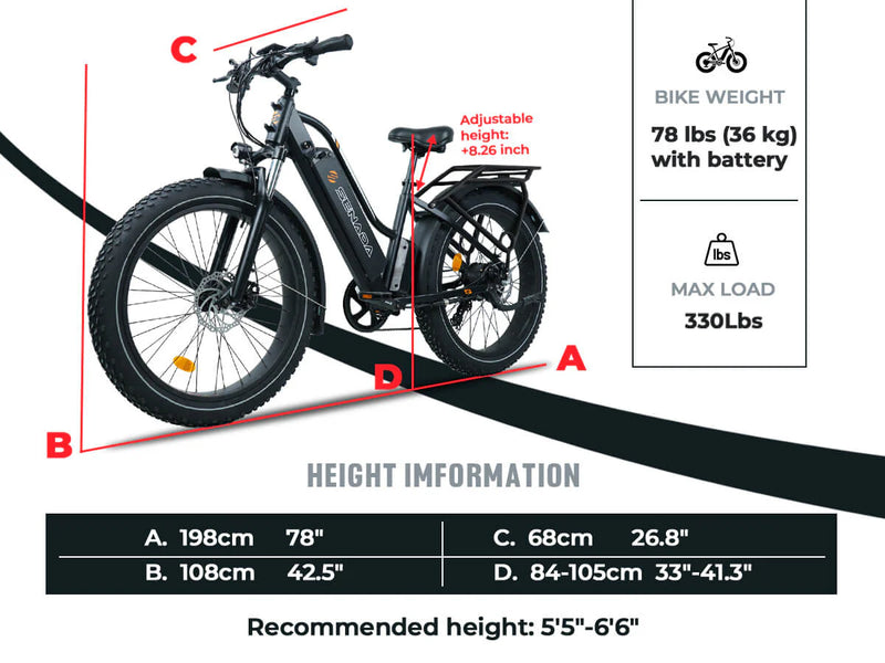 Electric Bike Senada Herald Pro Heights