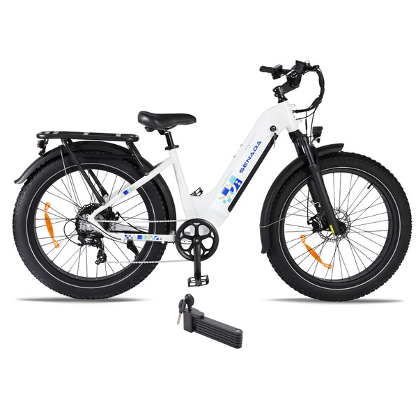 Senada Bikes 1000W 48V Mayor Premium All-Terrain Step-Thru Fat Tire Electric Bike