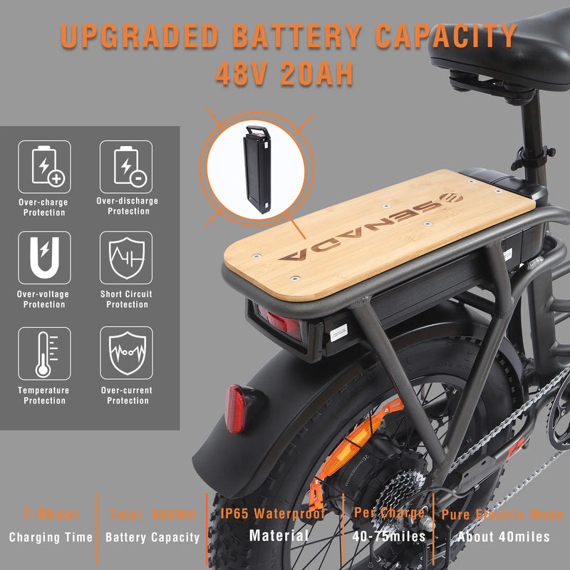 Electric Bike Senada Osprey Battery