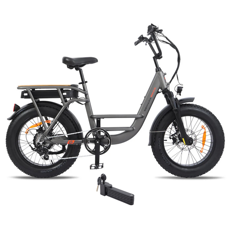 Senada Bikes 500W 48V Osprey All-Terrain Comfort Long Range Step-Thru Fat Tire Electric Bike