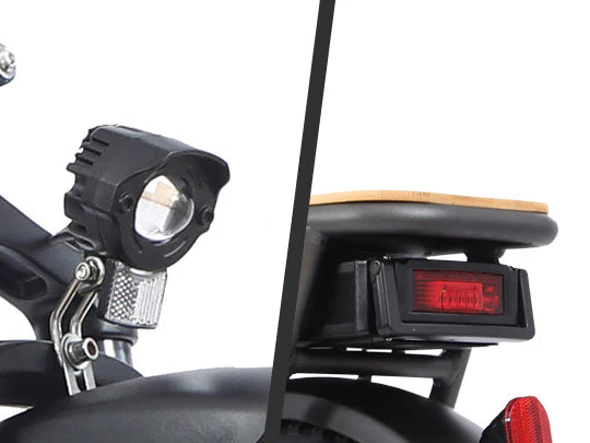 Electric Bike Senada Osprey Lights