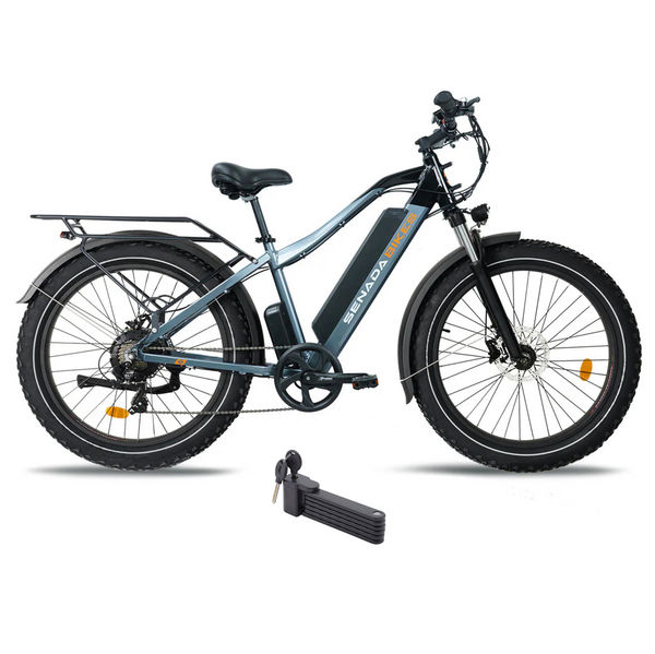 Senada Bikes 1000W 48V Saber Pro All-Terrain Utility Fat Tire Electric Bike