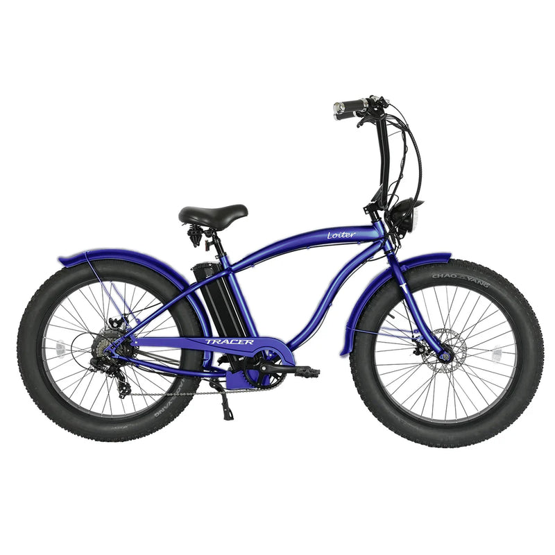 Tracer 800W 26" Loiter Cruiser Fat Tire Electric Bike