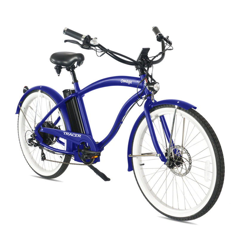 Tracer 500W 26" Omega Men's Beach Cruiser Electric Bike