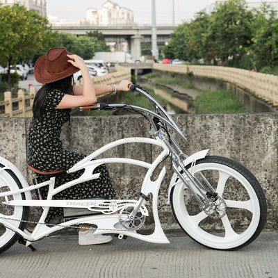 Electric Bike Tracer Raptor White City