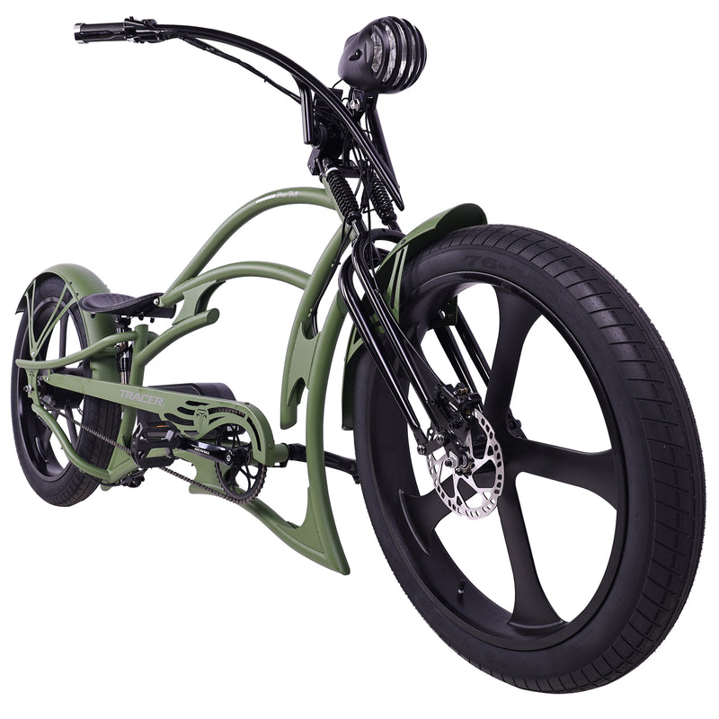 Electric Bike Tracer RaptorProDS Army Green Right Front