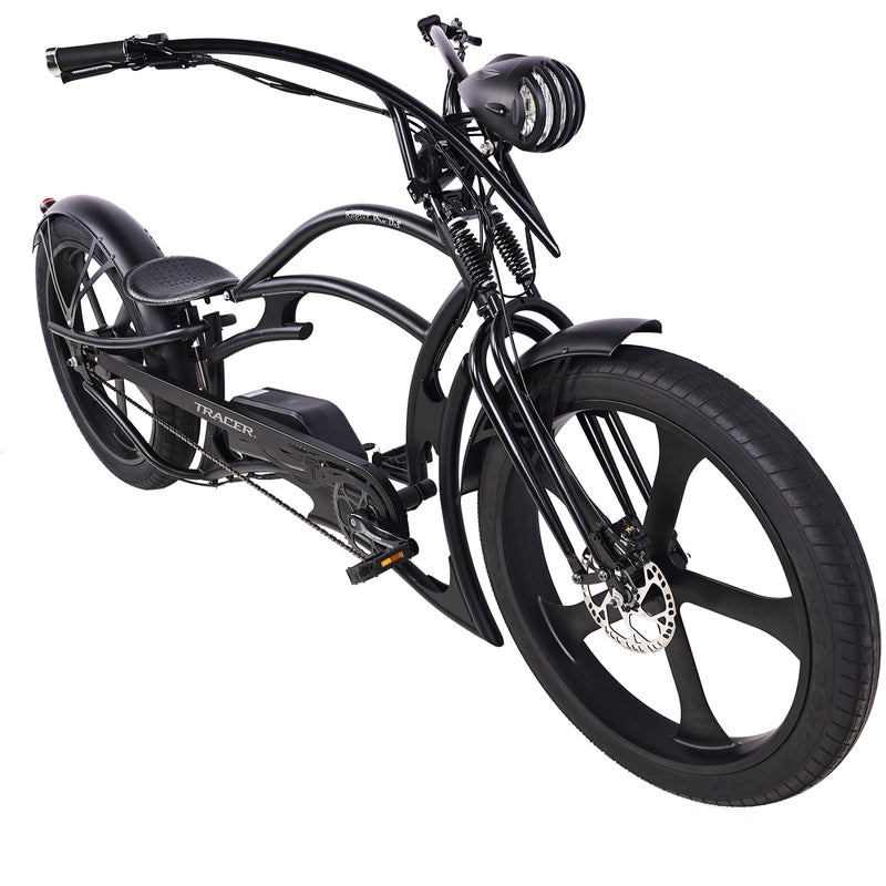 Electric Bike Tracer RaptorProDS Matte Black Right Front