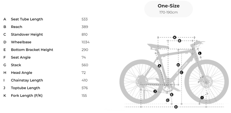 Electric Bike Vanpowers City Vanture Size Small