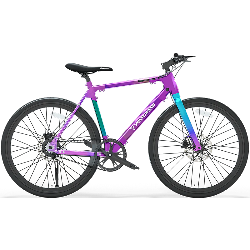 Electric Bike Vanpowers City Vanture Purple Right