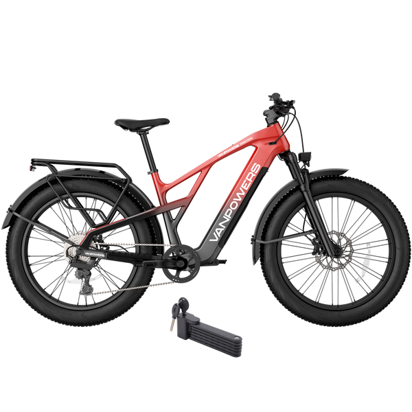 Vanpowers 750W Grand Teton Pro All-Terrain Fat Tire Mountain Electric Bike