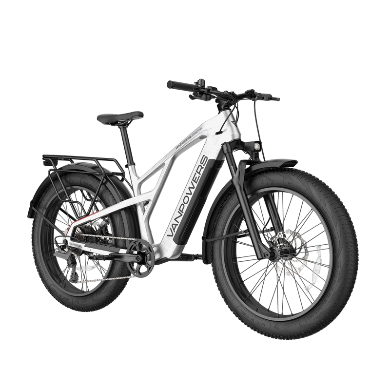 Electric Bike Vanpowers Grand Teton Pro Silver Right Front