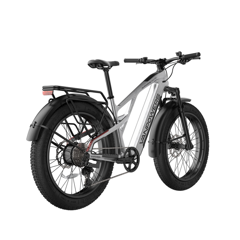 Electric Bike Vanpowers Grand Teton Pro Silver Right Rear