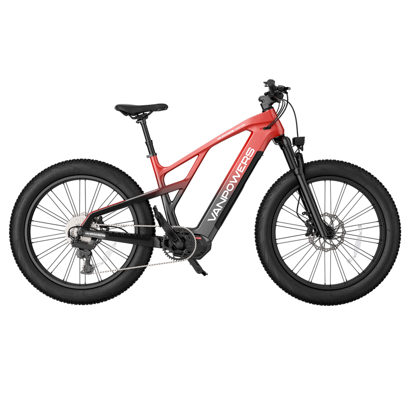 Electric Bike Vanpowers Grand Teton Ultra Red Right