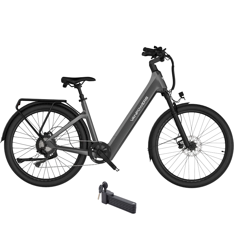 Vanpowers 500W UrbanGlide-Pro Step-Thru Commuting Electric Bike