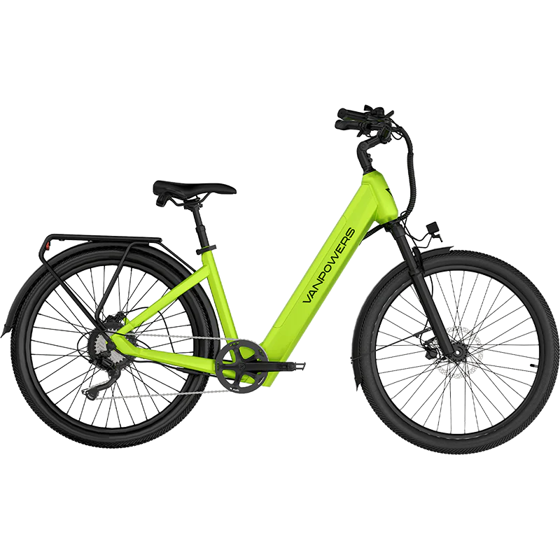 Electric Bike Vanpowers Urban Glide Standard Green Right