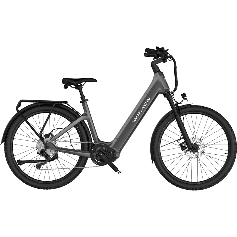 Electric Bike Vanpowers Urban Glide Ultra Grey Right