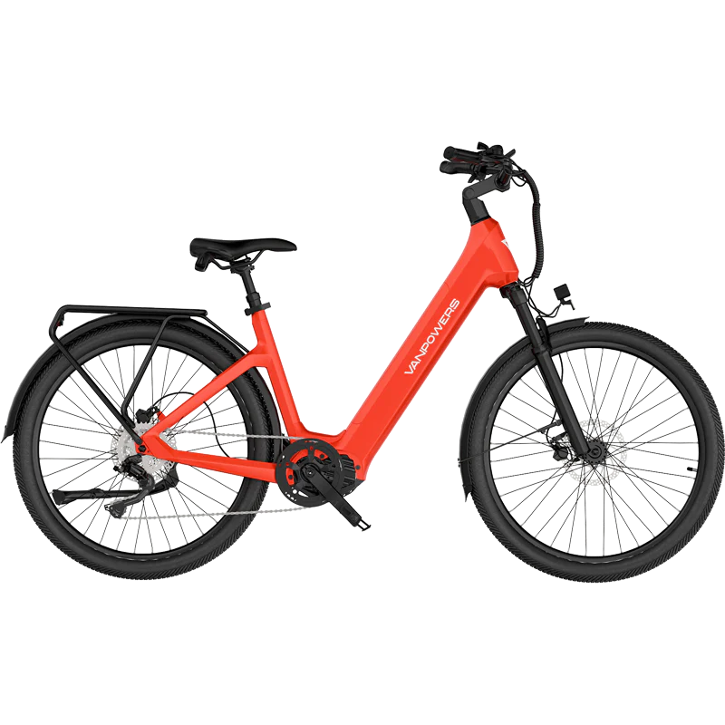 Electric Bike Vanpowers Urban Glide Ultra Red Right