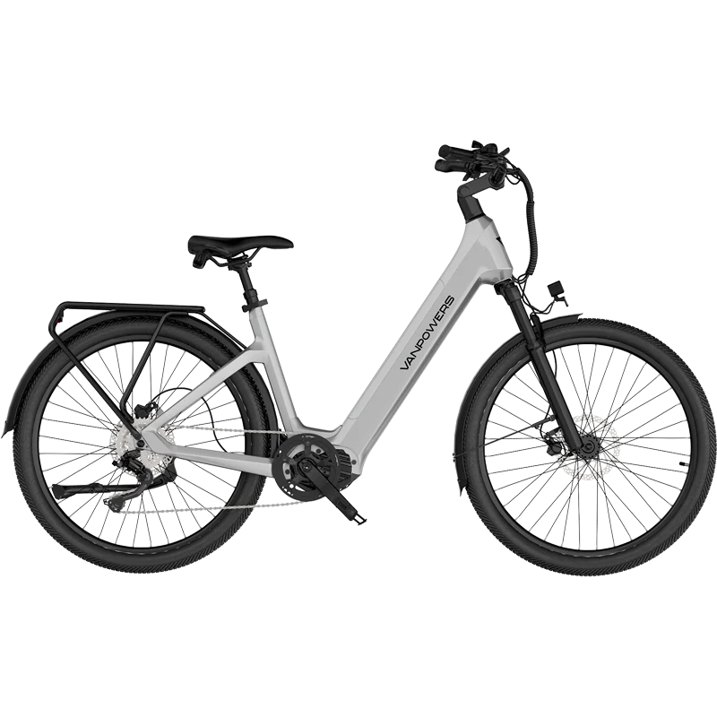 Electric Bike Vanpowers Urban Glide Ultra White Right